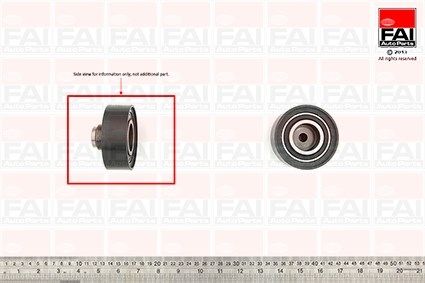 FAI AUTOPARTS Ohjainrulla, hammashihna T9342